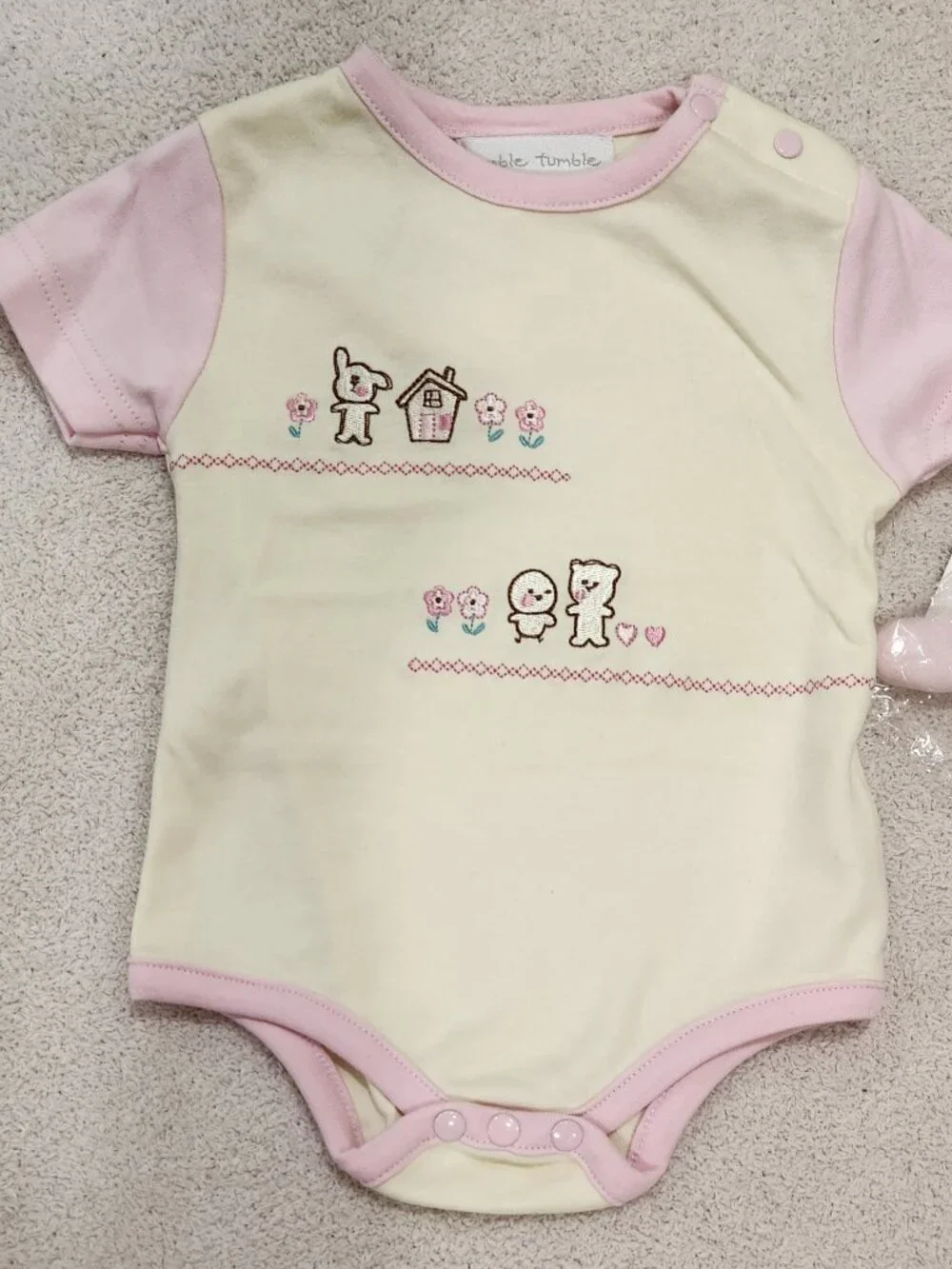 Rumble Tumble - Baby Girls' 4-Pc Bunny Pant Set w/Puppet
